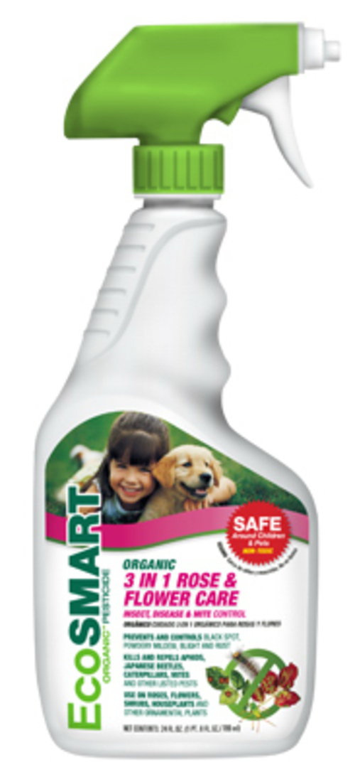 Ecosmart Technologies 33191 24 oz. Organic 3 In 1 Rose & Flower Care