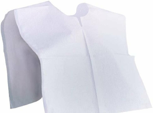 Patient Exam Capes. Pack of 200 Adult Disposable Capes 19 x 22 White