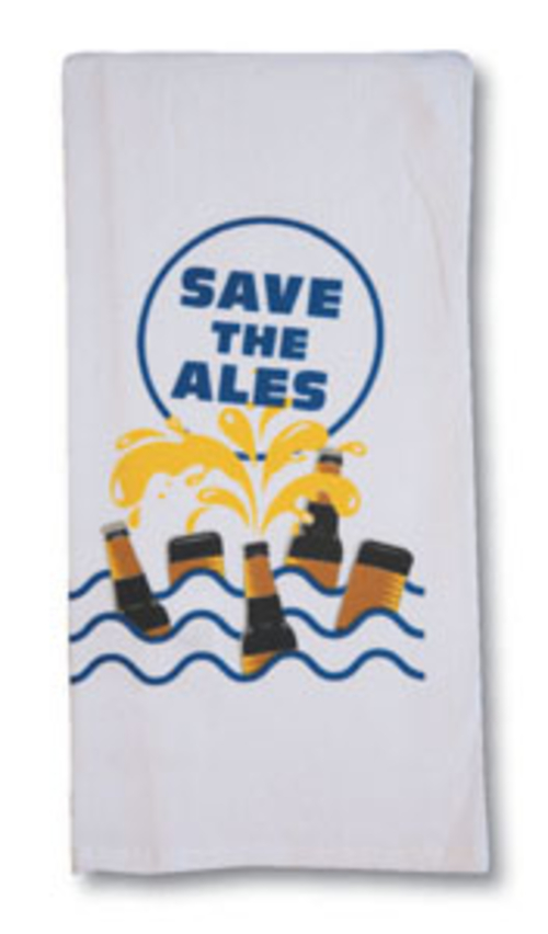 Main Cork Pops CP66680 Save the Ales Bar Towel image