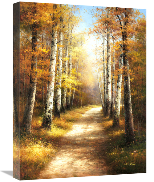 Global Gallery GCS-139162-1824-142 18 x 24 in. Birch Walk Art Print - 