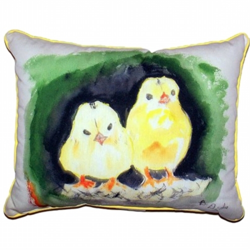 Betsy Drake ZP448 Chicks Extra Large Zippered Pillow