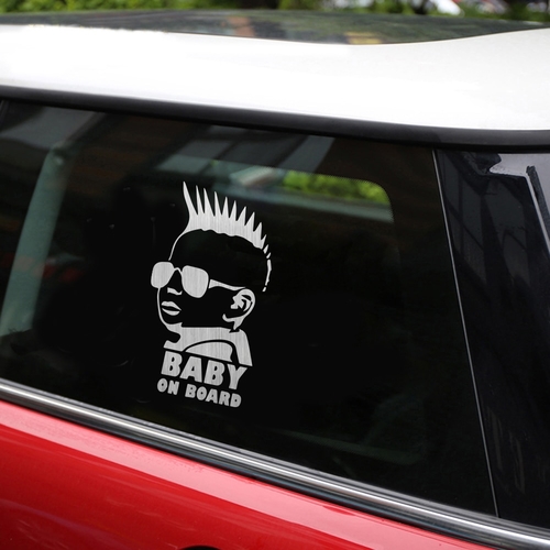 Rylybons Cool Baby on Board Car Stickers Car