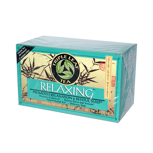Triple Leaf Tea 877738 Triple Leaf Tea Relaxing Herb Tea - 20 Tea Bags
