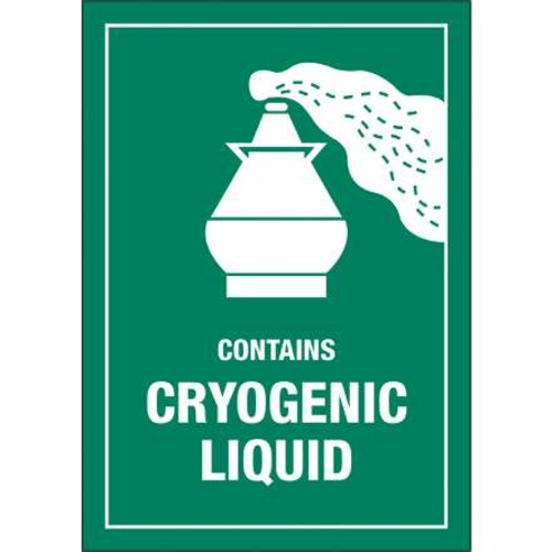 Tape Logic DL1490 3 x 4.25 in. - Contains Cryogenic Liquid Labels,