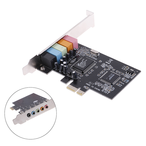 PCI E Audio Digital Sound Card 5.1 Solid