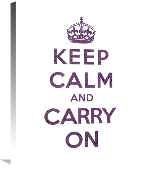 Global Gallery GCS-371976-2228-142 22 x 28 in. Keep Calm & Carry on - 