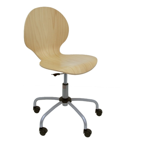 Office Chair Peñas P&C Rotating Brown Light brown