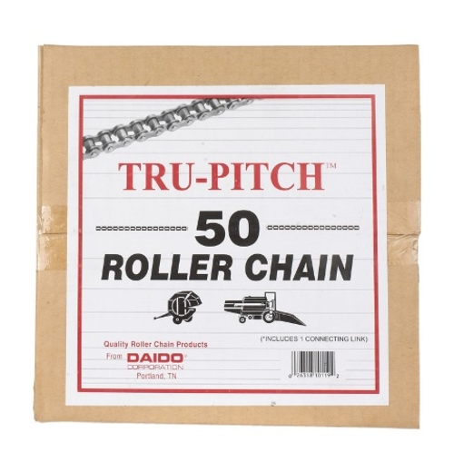 Tru-Pitch TRC50-MD 0.62 in. x 10 ft. Roller Chain  Steel