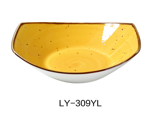 Yanco LY-309YL Lyon 9" Pasta/Salad Plate 20 OZ