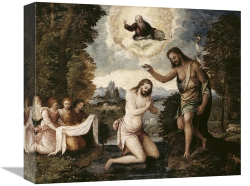 Global Gallery GCS-281745-16-142 16 in. Baptism of Christ Art Print - 