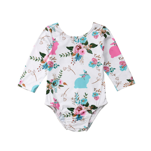 Cute Infant Kids Baby Girls Bubble Tail Bodysuit