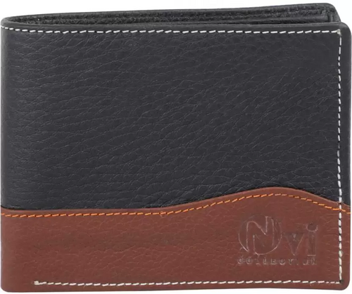 Men Brown Artificial Leather Wallet  (5 Card Slots)