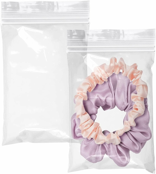 Pack of 1000 Double Track Seal Top Bags, Clear 3 x 4. Low Density