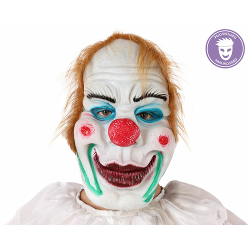 Mask Stick Male Clown Halloween