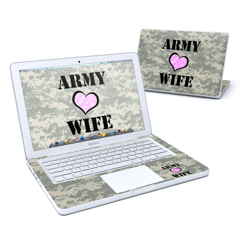 DecalGirl MB13-ARMYWIFE Apple MacBook 13 in. Skin - Army Wife