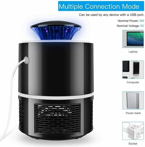 Electric UV Mosquito Killer Lamp Outdoor Indoor Fly Bug Insect Zapper