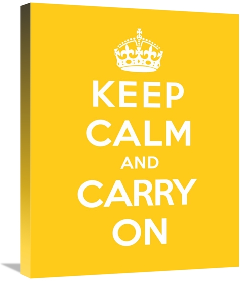 Global Gallery GCS-371967-2024-142 20 x 24 in. Keep Calm & Carry on - 