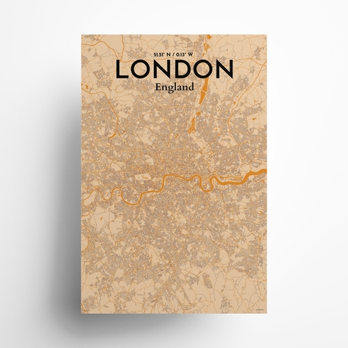 London City Map Poster