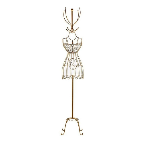 Hat stand Mannequin Metal Gold (42 x 171 x 42 cm)
