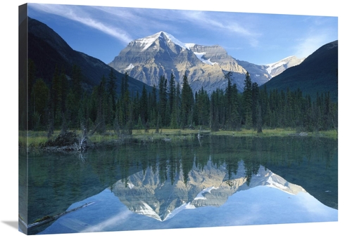 Global Gallery GCS-397152-2432-142 24 x 32 in. Mt Robson, Highest 