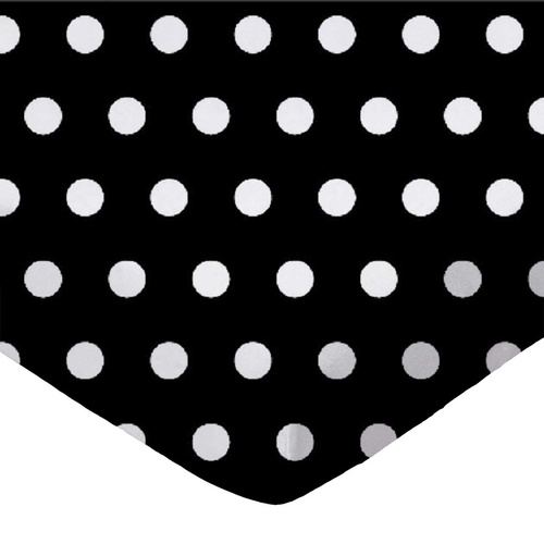 SheetWorld Fitted Bassinet Sheet - 100% Cotton Woven - Polka Dots