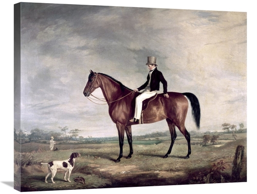 Global Gallery GCS-277114-30-142 30 in. A Young Gentleman in a Grey Ha