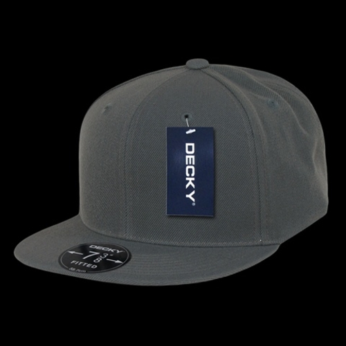 Decky RP1-PL-CHA-23 Retro Fitted Caps Charcoal - 7