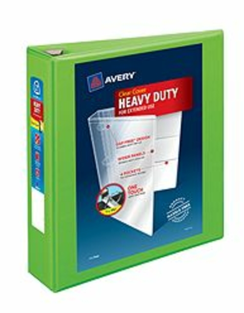 Avery-Dennison 79776 Heavy-Duty View Binder with Locking EZD Rings,