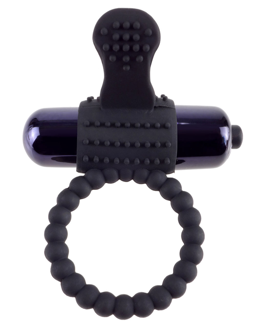 Fantasy C-Ringz Vibrating Silicone Super Ring  Black