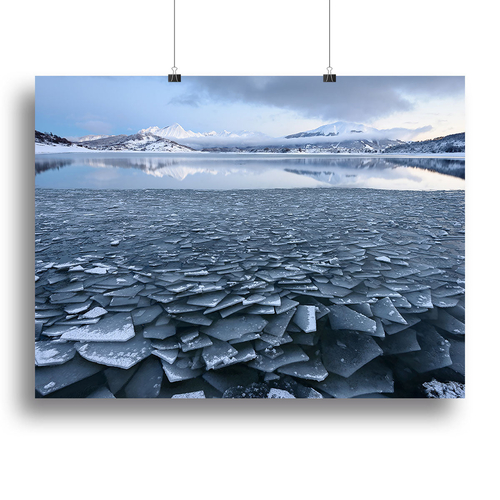 Ice Shards Canvas Print or Poster