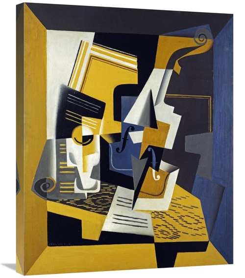 Global Gallery GCS-266448-30-142 30 in. A Violin & Glass Art Print - J