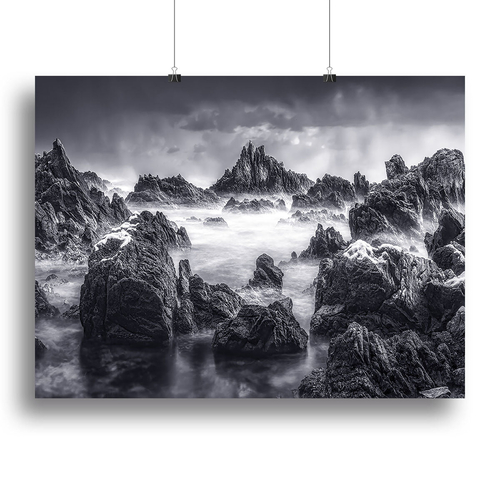 Rocky Seascape Canvas Print or Poster