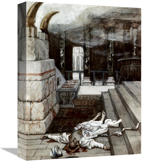 Global Gallery GCS-280563-16-142 16 in. Zacharias Killed Between the T