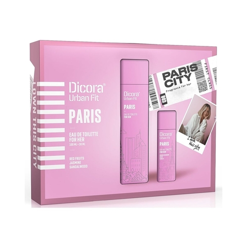 Women's Perfume Set Dicora Urban Fit Paris 2 Pieces