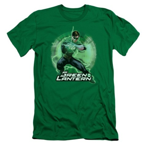 Trevco Jla-Spin Short Sleeve Adult 30-1 Tee, Kelly Green - Large