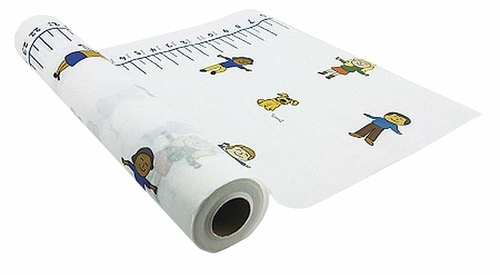 Pediatric White Table Paper. 6 rolls of Printed Exam Table paper 18