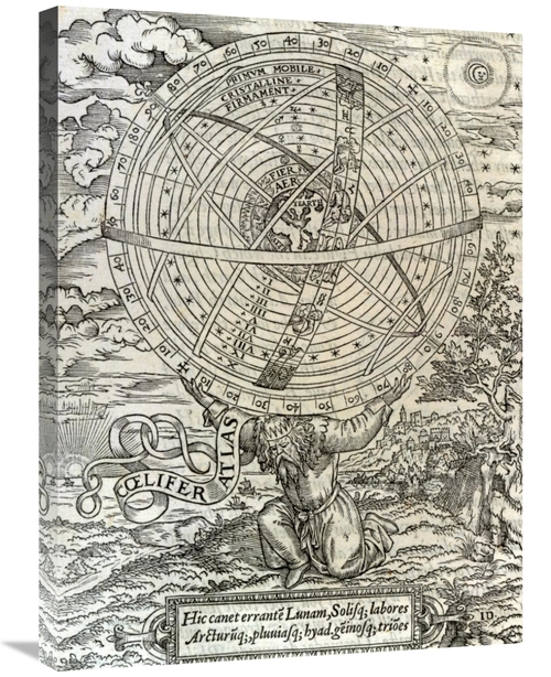 Global Gallery GCS-281930-30-142 30 in. The Cosmographical Glasse Art 