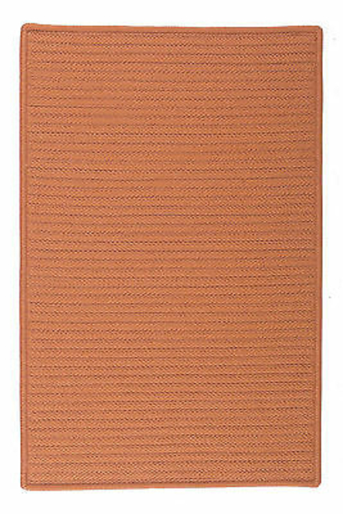 Colonial Mills Rug H073R024X096S Simply Home Solid - Rust 2 ft. x 8 ft