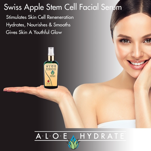 AloeHydrate Swiss Apple Stem Cell Face Serum; anti-Aging serum