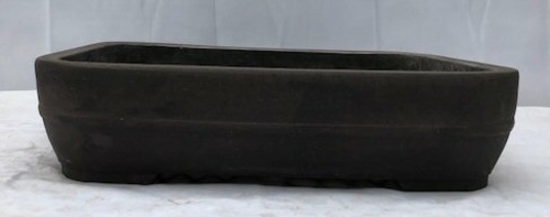 Brown Mica Bonsai Pot - Rectangle14.75"  x 11.0" x 3.75" OD13.25" x