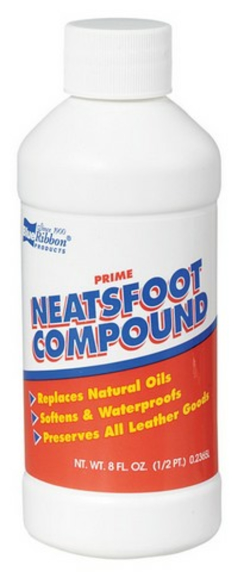 Neatsfoot 81100 8 oz Compound Leather Conditioner Oil - pack of 6