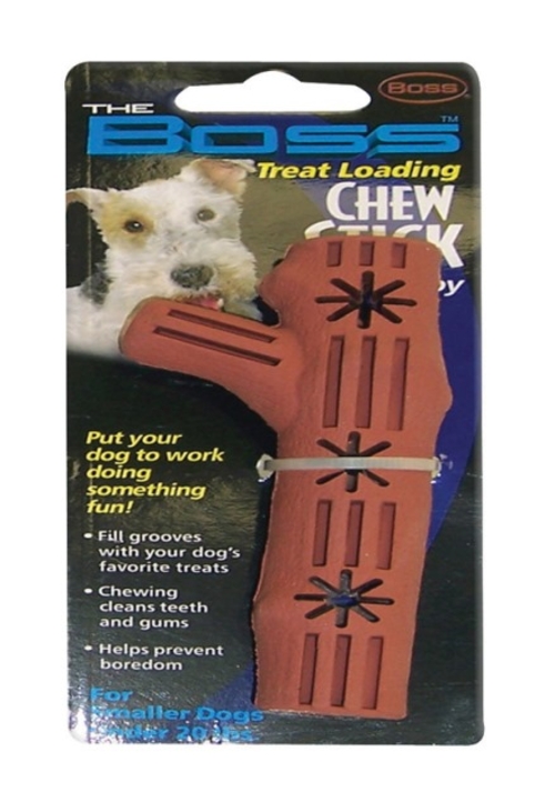 Boss 02670 Fillable Chew Stick Dog Toy  Small