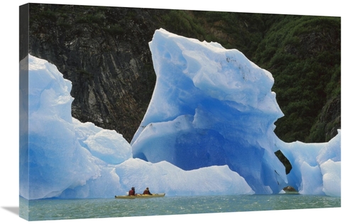Global Gallery GCS-453500-2030-142 20 x 30 in. Sea Kayaking with Icebe