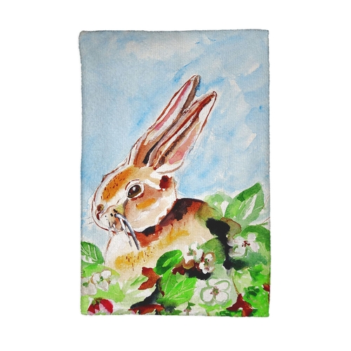Betsy Drake KT816 Jack Rabbit Kitchen Towel