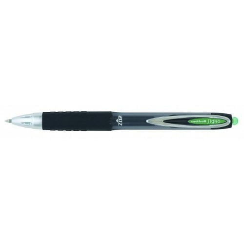 Liquid ink pen Uni-Ball Rollerball Signo UM-207 Green 0,4 mm (12