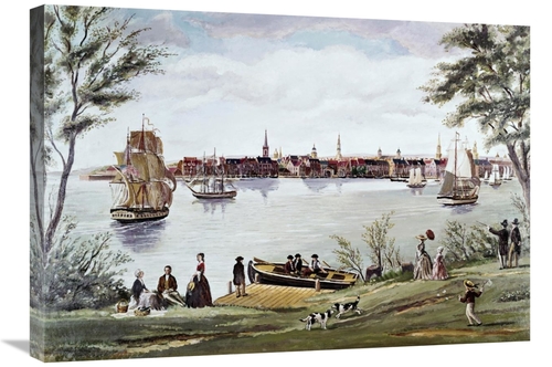 Global Gallery GCS-280579-30-142 30 in. New York Shortly After Indepen