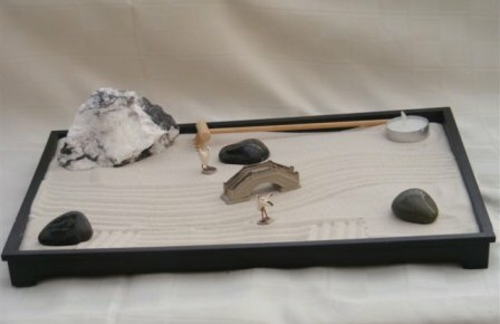 Executive Desktop Meditation Zen Garden 14.5" x 10.5" x 1.0"