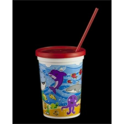Airlite Plastics Ocean Friends-34360C Fun Kids Cups