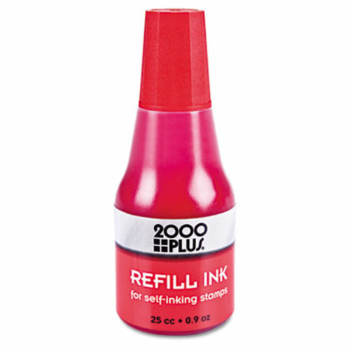 Consolidated Stamp 032960 2000 PLUS Self-Inking Refill Ink- Red- .9 oz