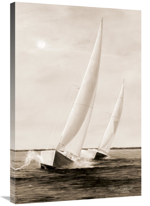 Global Gallery GCS-132841-2436-142 24 x 36 in. Blue Sails Art Print - 